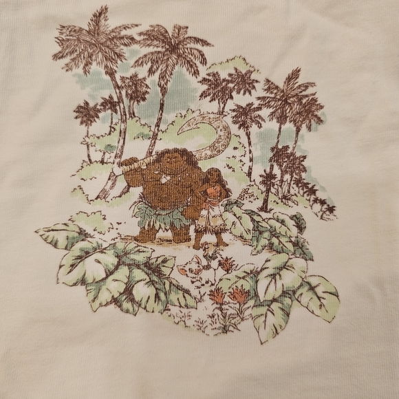 Janie and Jack Disney Moana and Maui Tee 12-18 months - Picture 4 of 6